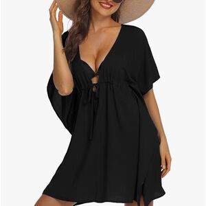 ADOME Swimsuit Women’s V-Neck Oversized Beach Cover Up